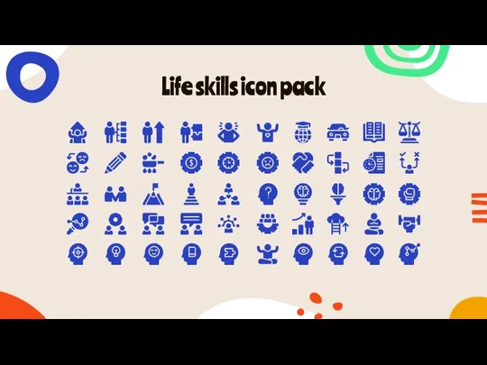 Life skills icon pack