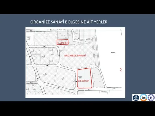 ORGANİZE SANAYİ BÖLGESİNE AİT YERLER