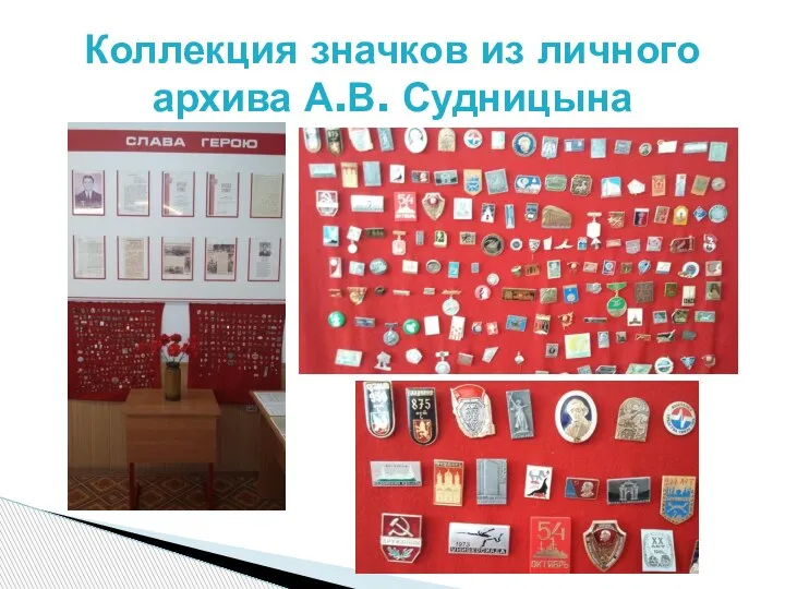 Коллекция значков из личного архива А.В. Судницына