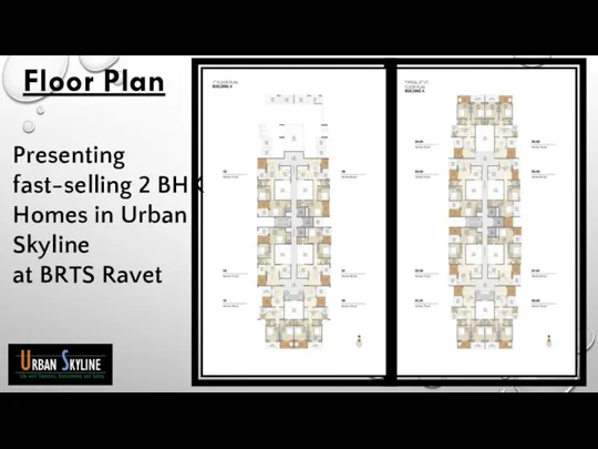 Floor Plan Presenting fast-selling 2 BHK Homes in Urban Skyline at BRTS Ravet