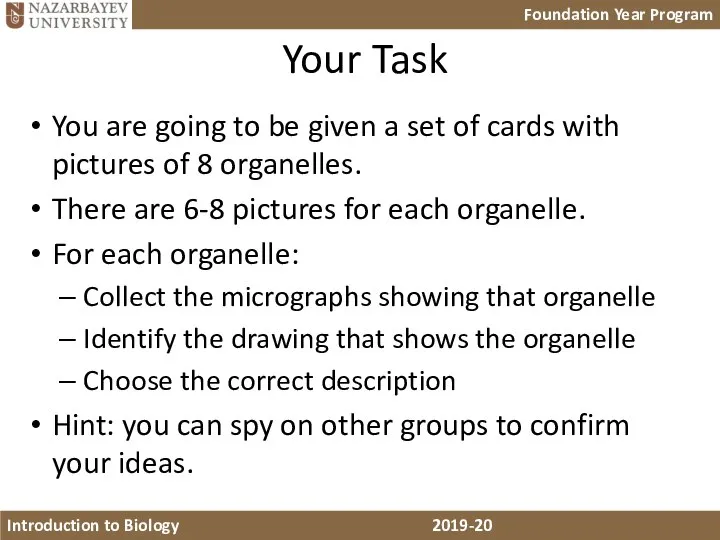 Your Task You are going to be given a set of cards
