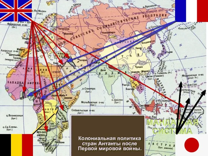 МАНДАТНАЯ СИСТЕМА Колониальная политика стран Антанты после Первой мировой войны.