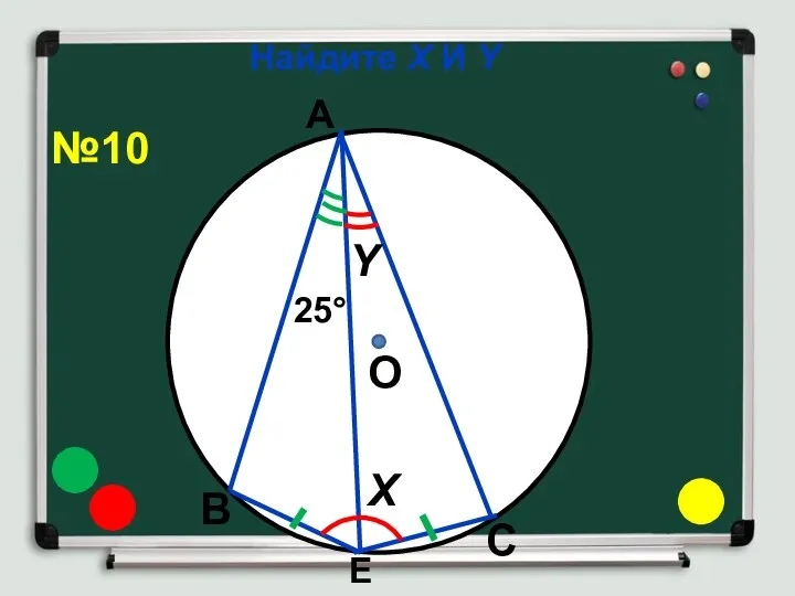 Найдите Х И Y О Х Y 25° А В С Е №10