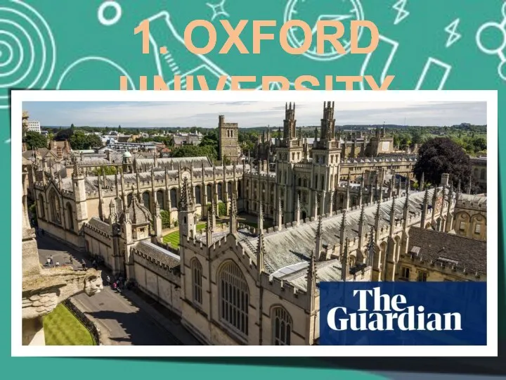 1. OXFORD UNIVERSITY