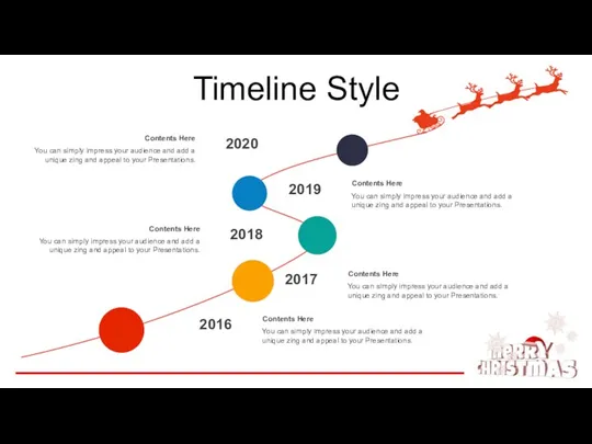 Timeline Style 2016 2017 2018 2020 2019