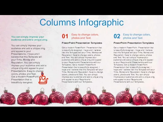 Columns Infographic You can simply impress your audience and add a unique