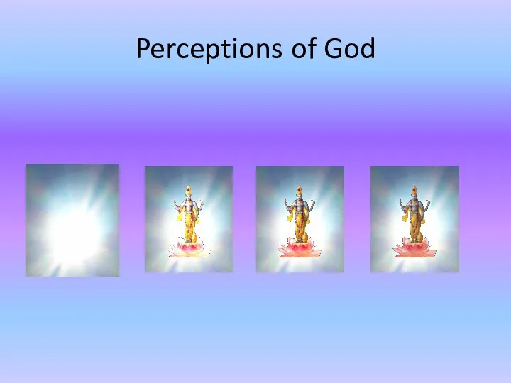 Perceptions of God