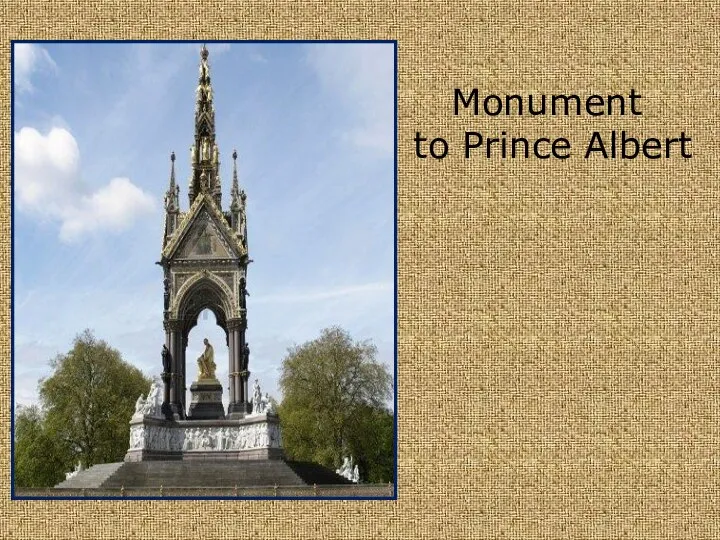 Monument to Prince Albert