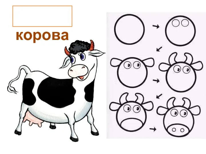 корова