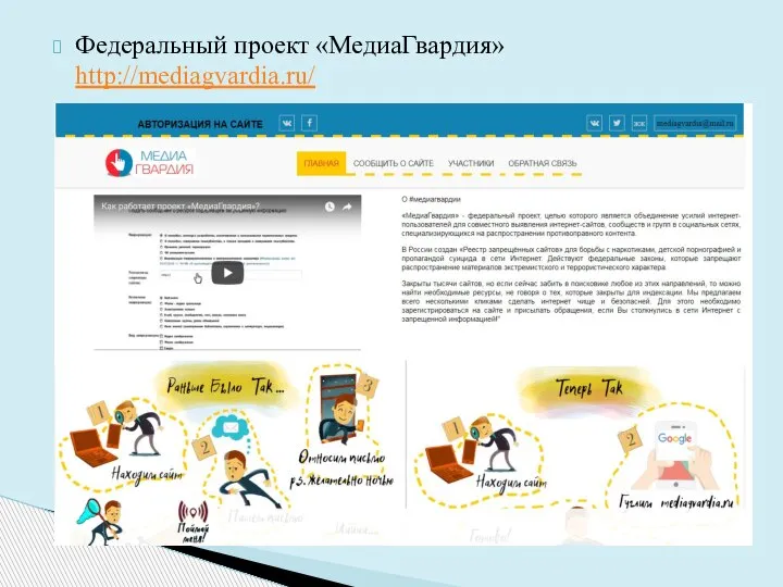 Федеральный проект «МедиаГвардия» http://mediagvardia.ru/