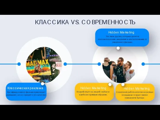 Классическая реклама Hidden Marketing Как афиша нового фильма привлекает внимание, но не