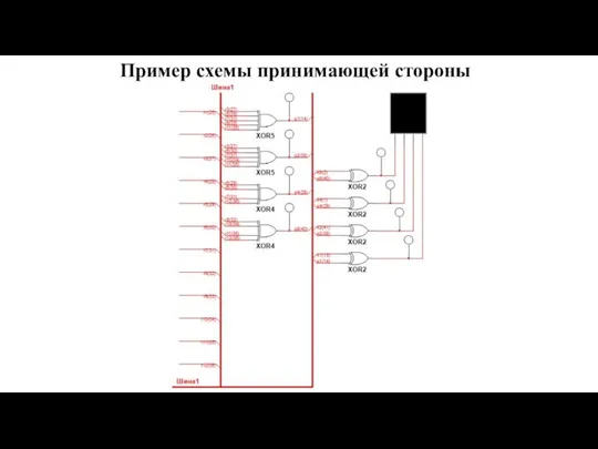 Пример схемы принимающей стороны