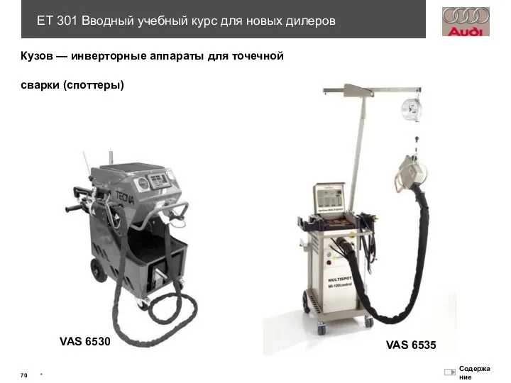 VAS 6535 VAS 6530 Кузов — инверторные аппараты для точечной сварки (споттеры)