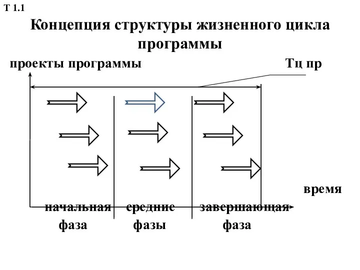 Концепция структуры жизненного цикла программы проекты программы Тц пр время начальная средние