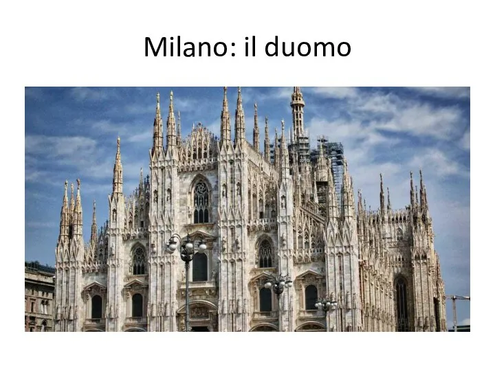 Milano: il duomo