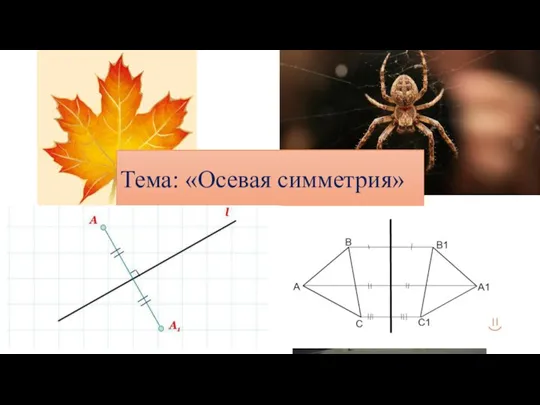 Тема: «Осевая симметрия»