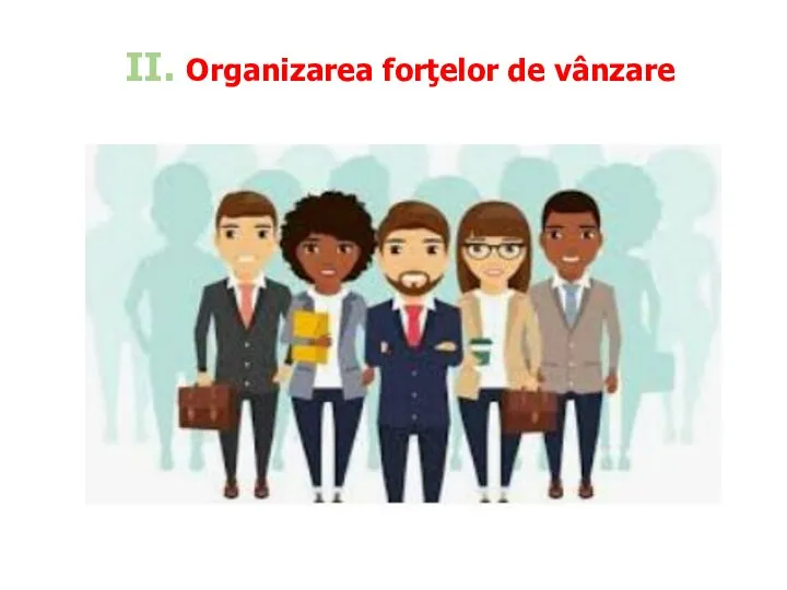 II. Organizarea forţelor de vânzare