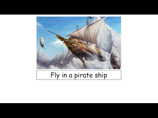 Fly in a pirate ship