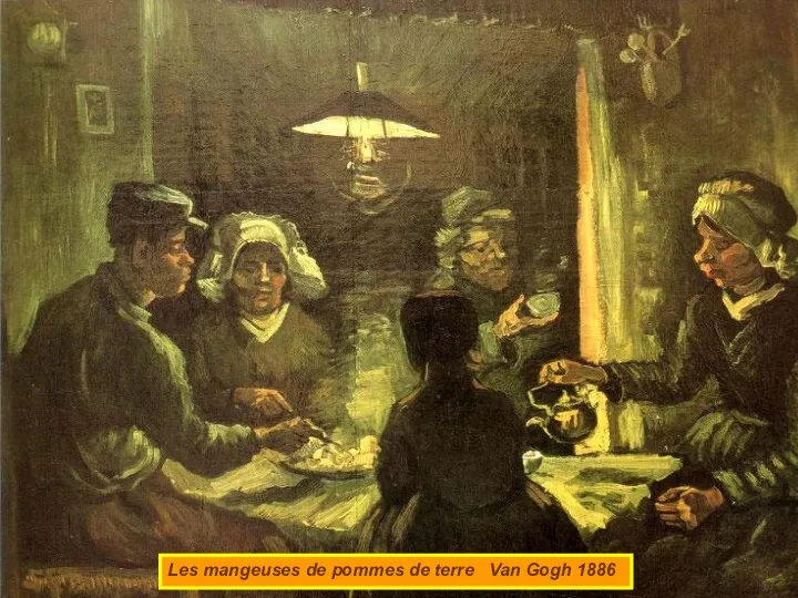 Les mangeuses de pommes de terre Van Gogh 1886