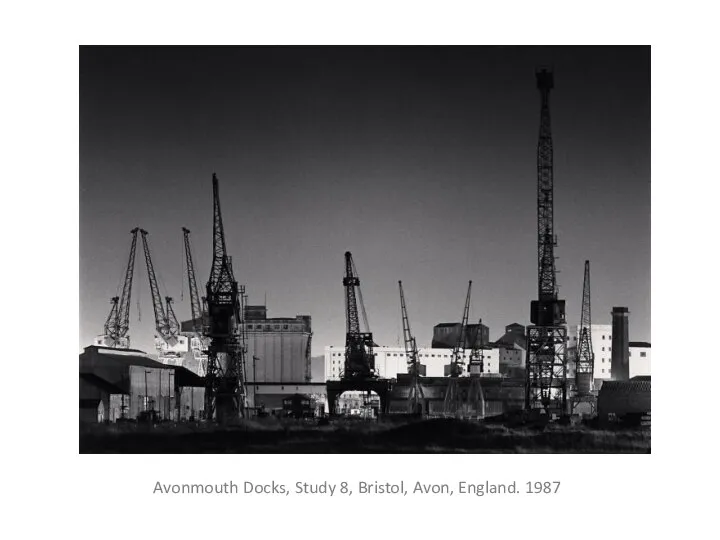 Avonmouth Docks, Study 8, Bristol, Avon, England. 1987
