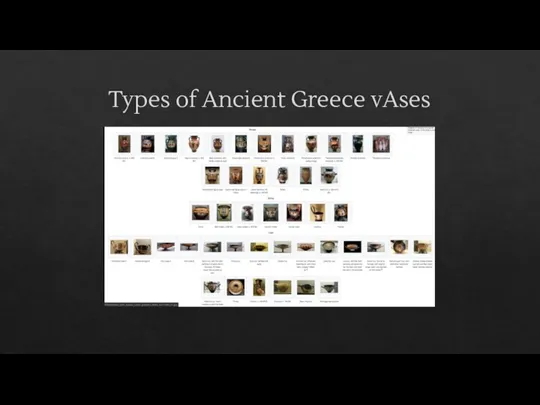 Types of Ancient Greece vAses