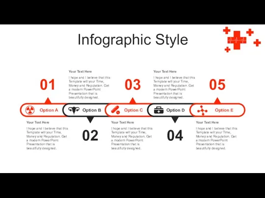 Infographic Style Option A Option B Option C Option D 01 02