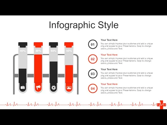 Infographic Style 40% 50% 60% 80% 01 02 03 04