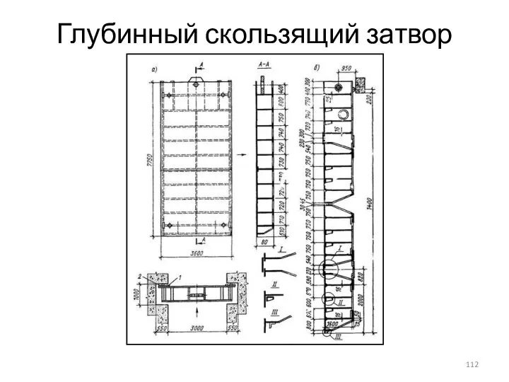 Глубинный скользящий затвор