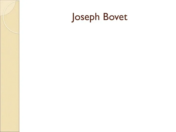 Joseph Bovet