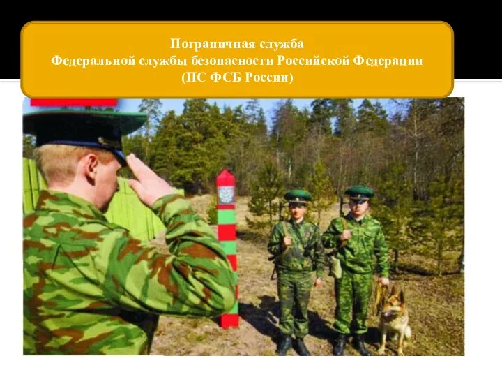 Пограничная служба Федеральной службы безопасности Российской Федерации (ПС ФСБ России)