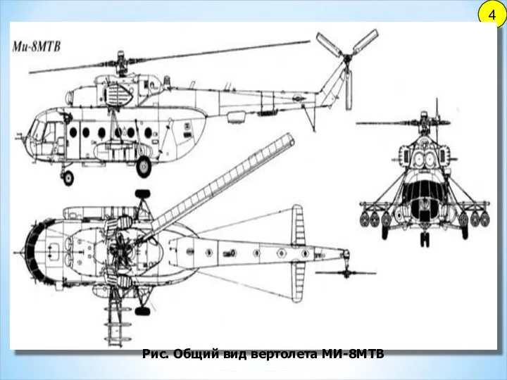 4 Рис. Общий вид вертолета МИ-8МТВ