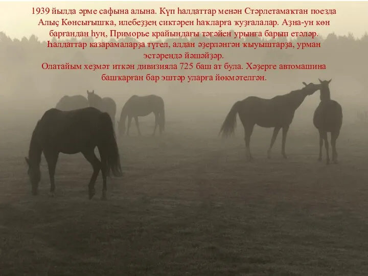 1939 йылда әрме сафына алына. Күп һалдаттар менән Стәрлетамаҡтан поезда Алыҫ Көнсығышҡа,