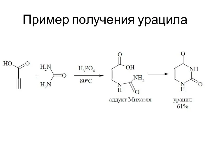 Пример получения урацила