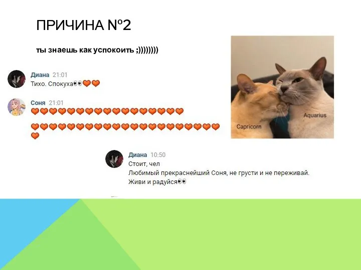 ПРИЧИНА №2 ты знаешь как успокоить ;))))))))