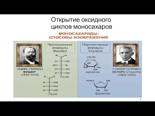 Открытие оксидного циклов моносахаров