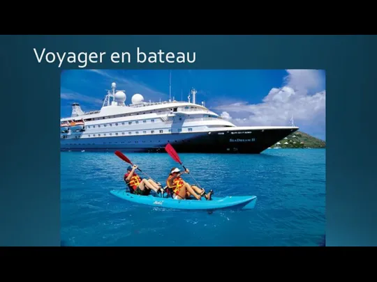 Voyager en bateau