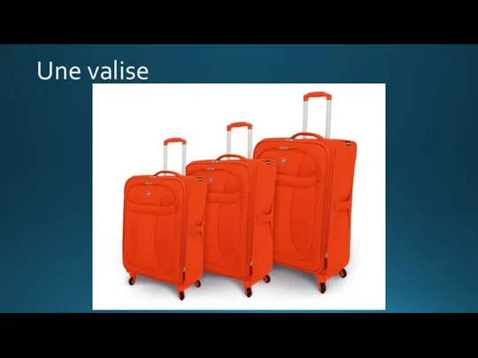 Une valise