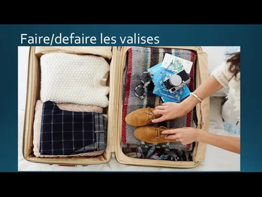 Faire/defaire les valises