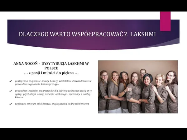 ANNA NOCOŃ - DYSYTYBUCJA LASKHMI W POLSCE … z pasji i miłości