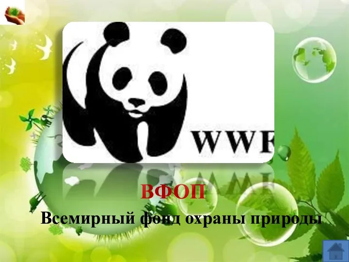 ВФОП Всемирный фонд охраны природы