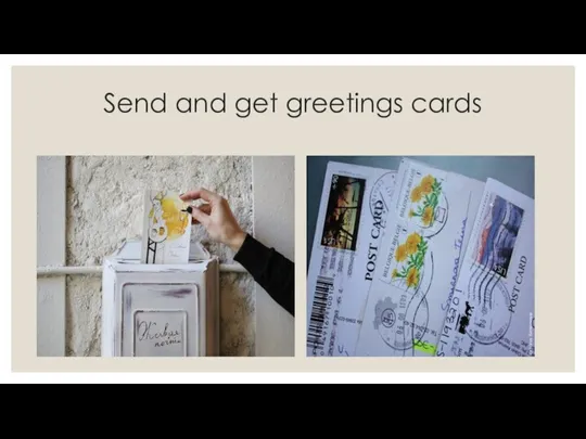 Send and get greetings cards