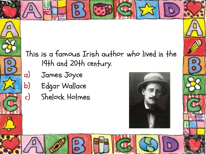 This is a famous Irish author who lived in the 19th and