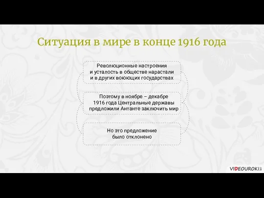 Революционные настроения и усталость в обществе нарастали и в других воюющих государствах