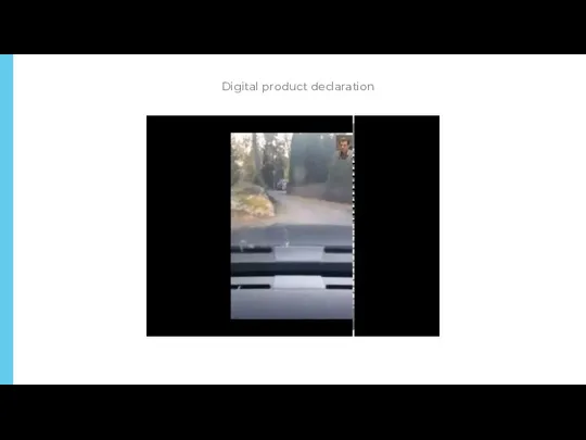 Digital product declaration