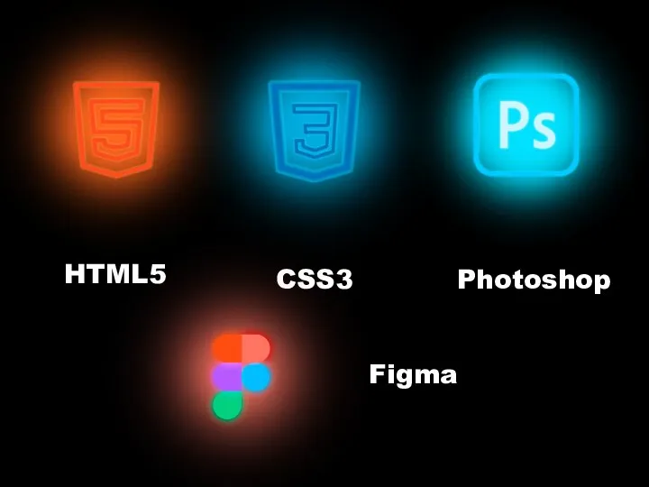 HTML5 CSS3 Photoshop Figma