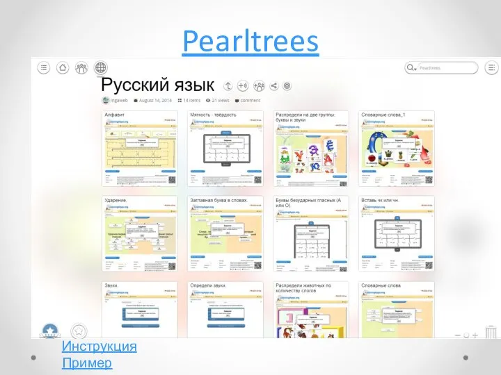 Pearltrees Инструкция Пример