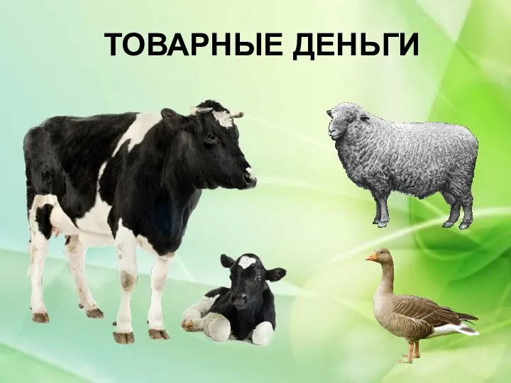 ТОВАРНЫЕ ДЕНЬГИ ТОВАРНЫЕ ДЕНЬГИ