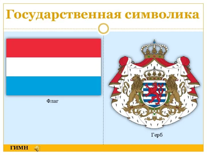 Государственная символика Флаг Герб ГИМН
