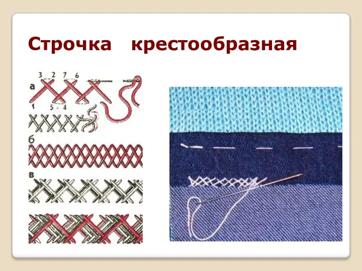 Строчка крестообразная