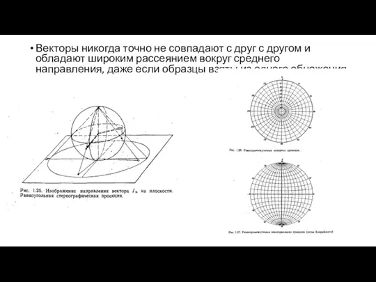 Векторы никогда точно не совпадают с друг с другом и обладают широким